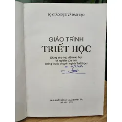 Giáo trình Triết học – Bộ GD&ĐT 531255