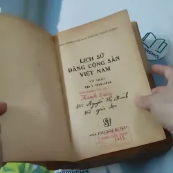 [MIỄN PHÍ BỌC SÁCH] [XƯA] Lịch Sử Đảng Cộng Sản Việt Nam 1 (bản Sơ Thảo) (1982) 928571