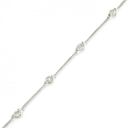 K18WG Vòng tay kim cương 0.72CT - Hàng hiệu Chính hãng