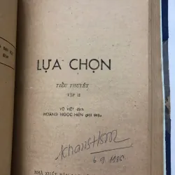 Lựa chọn – Iu. Bôn-đa-rép (Dịch giả: Võ Việt) 997299