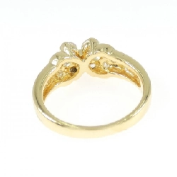 Nhẫn kim cương hoa K18YG 0.70CT 667818