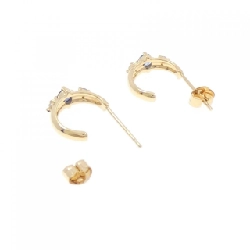 K18YG Bông tai Sapphire - Hàng hiệu Chính hãng 870047