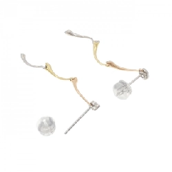 Bông tai kim cương ba màu K18 0.10CT - Hàng hiệu chính hãng 866548