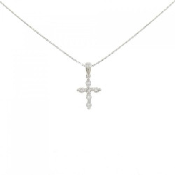 Dây chuyền kim cương PT900/PT850 0.20CT - Hàng hiệu Authentic