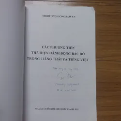 Sách: Các PT thể hiện hành động bác bỏ trong Tiếng Thái và Tiếng Việt - Siriwong Hongsawan 737099