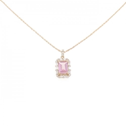 K18PG Sapphire Necklace 0.540CT - Hàng hiệu Authentic