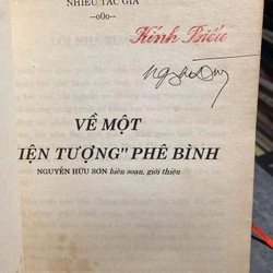 Về Một Hiện Tượng Phê Bình (NXB Hải Phòng 1997) - Nguyễn Hữu Sơn 541619