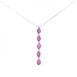 K14WG Ruby Necklace - Hàng hiệu Authentic