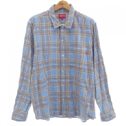 Áo sơ mi kẻ sọc in SUPREME - Hàng hiệu Chính hãng