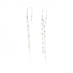 K18WG Bông tai ngọc trai Akoya - Hàng hiệu Authentic 868829