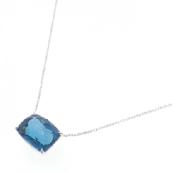 K18WG Blue Topaz Necklace - Hàng hiệu Authentic 847165