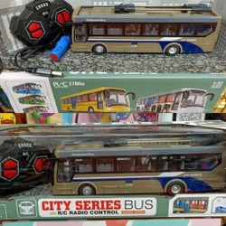 Xe Ô Tô Buýt Đồ Chơi Điều Khiển Từ Xa 9933-1 Dùng Pin Sạc Có Đèn Sáng City Series Bus 195814