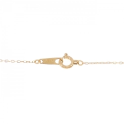 K18PG Chữ cái C Dây chuyền Kim cương 0.01CT - Hàng hiệu Chính hãng 866637