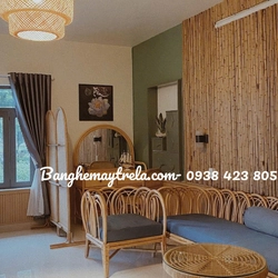 Bàn ghế sofa mây lưng uốn cánh hoa hiện đại 540630