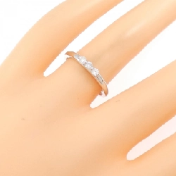 Nhẫn kim cương ba viên K18WG 0.15CT 668781