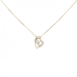 K10PG Dây chuyền kim cương hình trái tim 0.02CT - Hàng hiệu Chính hãng