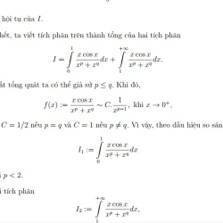 Lý thuyết tích phân suy rộng đầu đủ - Tài liệu học tập Giải Tích 1 ĐH Bách Khoa TP HCM 934155