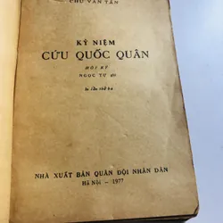 KỶ NIỆM CỨU QUỐC QUÂN (Hồi ký) – Chu Văn Tấn 571904