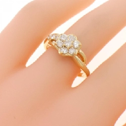 Nhẫn kim cương hoa K18YG 0.50CT - Hàng hiệu Authentic 852718