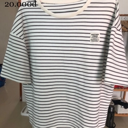 Áo Thun Nữ Rostory Child Trắng Sọc Ngang size XL, còn mới 90% 328380