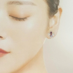 K14WG Bông tai Garnet - Hàng hiệu Chính hãng 868274