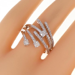 Nhẫn kim cương K18WG 0.60CT 673352