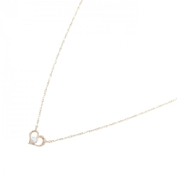 K18PG Dây chuyền hình trái tim kim cương - Hàng hiệu Authentic 861080