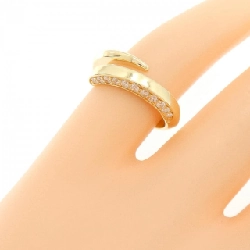 Nhẫn nhẫn ngón tay kim cương K18YG 0.16CT 673283