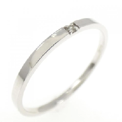 Nhẫn kim cương K18WG 0.01CT - Hàng hiệu Authentic