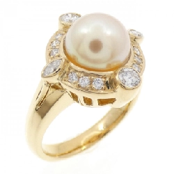 Nhẫn ngọc trai Akoya K18YG 8.2mm