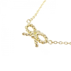 K18YG Dây chuyền nơ - Hàng hiệu Authentic 863985