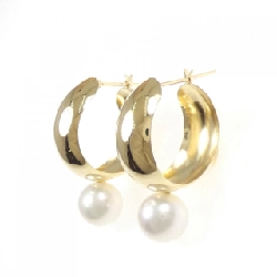 K18YG Bông tai ngọc trai Akoya 8.5mm - Hàng hiệu Chính hãng 871065