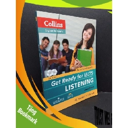 (TẶNG BOOKMARK) Get ready for Ielts listening mới 90% kèm CD RBK2606 Collins English for Exam HỌC NGOẠI NGỮ