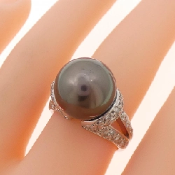 Nhẫn ngọc trai đen PT900 12.3mm - Hàng hiệu Authentic 853789