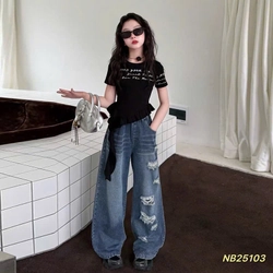 Set jean thun phù hợp đi chơi cho bé dưới 30kg