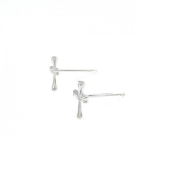 K14WG Bông tai chéo - Hàng hiệu Authentic 869024