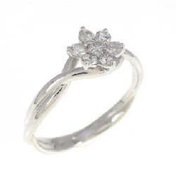 Nhẫn kim cương hoa PT900 0.20CT