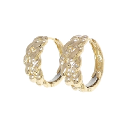 K18YG Bông tai kim cương 0.04CT - Hàng hiệu Chính hãng 866080