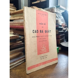Luận đề về Cao Bá Quát - Nguyễn Duy Diễn