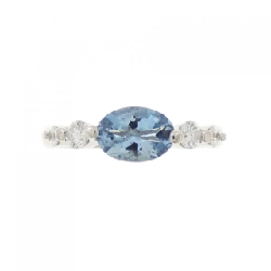 Nhẫn Aquamarine PT900 0.63CT - Hàng hiệu Chính hãng 853708