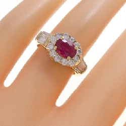 Nhẫn Ruby K18YG 0.7CT - Hàng hiệu Chính hãng 848868