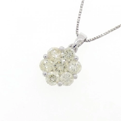 K18WG Hoa Kim Cương Dây Chuyền 1.35CT - Hàng hiệu Chính hãng 856989