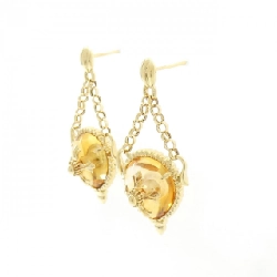 K18YG Citrine Bông tai - Hàng hiệu Chính hãng 872229