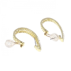 K18YG/* Bông tai kim cương 2WAY/Khuyên tai 2.00CT - Hàng hiệu Chính hãng 864402