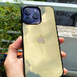 Ốp Lưng IPhone Mạ Vàng Đính Kim