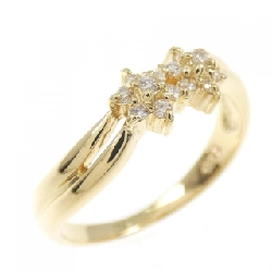 Nhẫn kim cương K18YG 0.09CT - Hàng hiệu Authentic