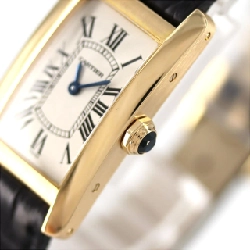 Cartier Tank Americaine SM YG W2601556 YG Quartz - Hàng hiệu Authentic 874327