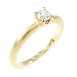 Nhẫn kim cương K18YG 0.121CT E VVS1 3EXT H&C - Hàng hiệu Chính hãng