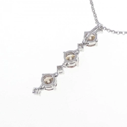 K18WG Dây chuyền kim cương 2.22CT - Hàng hiệu Chính hãng 858097