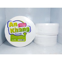 Combo 3 cuộn Giấy vệ sinh cuộn lớn An Khang Soft700 HCM0310 75256